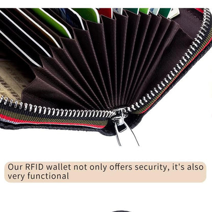 Maisy | RFID-blocking zip travel wallet made of faux leather 5