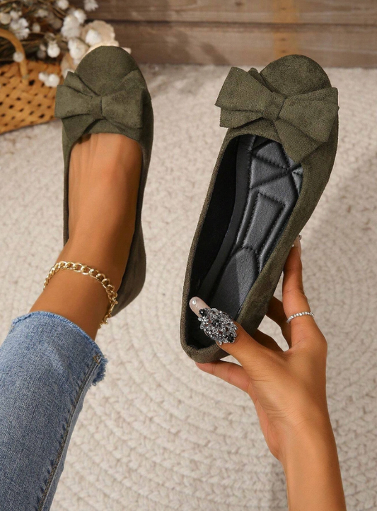 WILMA | Elegant Casual Bow Detail Flats for Women-1