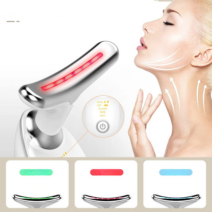 AgeDefy - EMS Neck & Face Lifting Massager with Skin Tightening LED Therapy-6