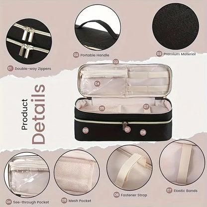 Sheila | Double-Layer Storage Design Beauty Essentials Organizer 3