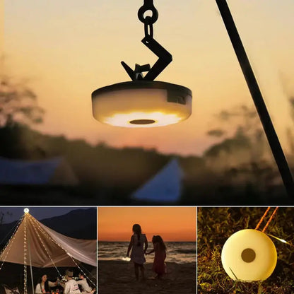 4 in 1 Camp Light – Portable Camping Lantern, String Lights with 8 Lighting Modes, Rechargeable Power Bank for Outdoor Adventures 1