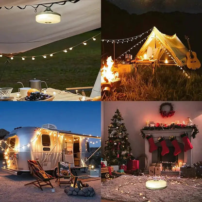 4 in 1 Camp Light – Portable Camping Lantern, String Lights with 8 Lighting Modes, Rechargeable Power Bank for Outdoor Adventures 5