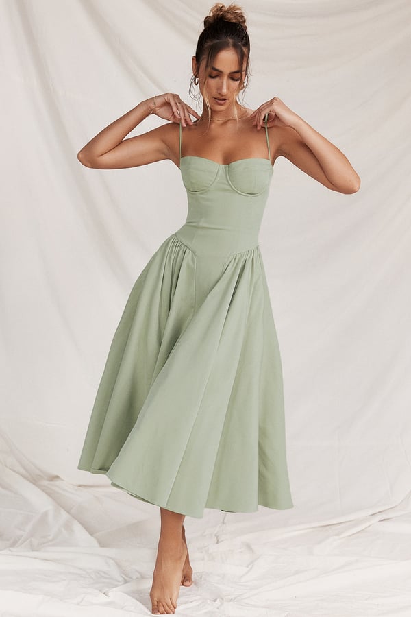  Tanya | Sophisticated Sleeveless Corset Dress-5