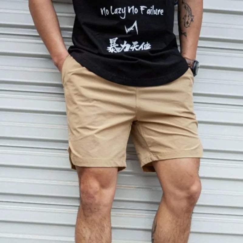  Men’s Casual Shorts - Lightweight Relaxed Fit - Elastic Waist with Drawstring - Above Knee-5