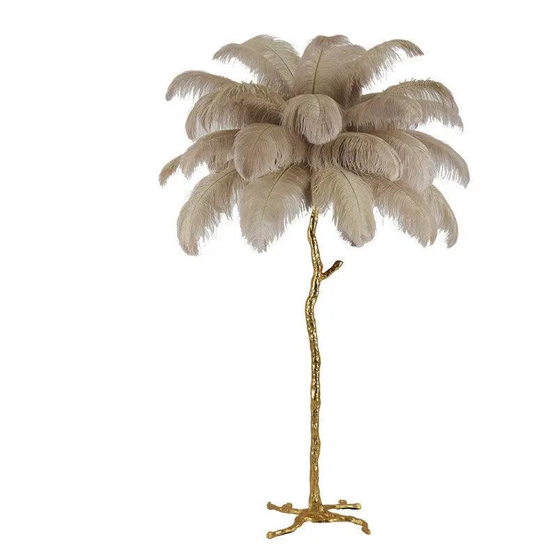 LuxeOstral - Nordic Ostrich Feather Floor Light-6