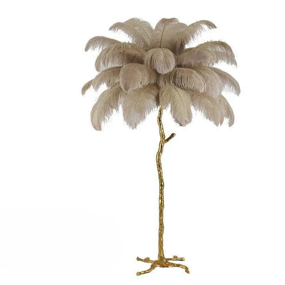 LuxeOstral - Nordic Ostrich Feather Floor Light-6