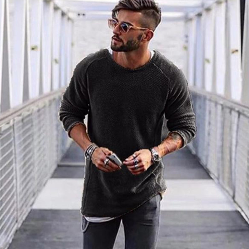 EDWARD | Comfy Long Men's Sweater-4