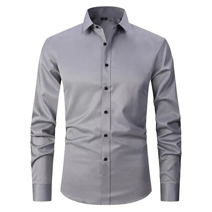 LUKE | Wrinkle Free Stretch Shirt Men-5