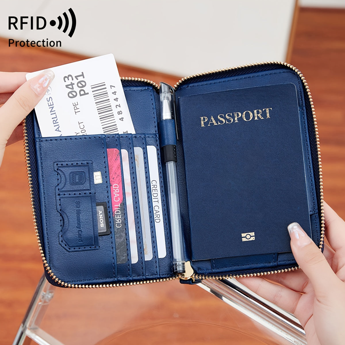 RFID | Protected Travel Wallet Anti Theft 3
