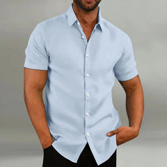 JADEN | Short Sleeve Shirt with Collar-2