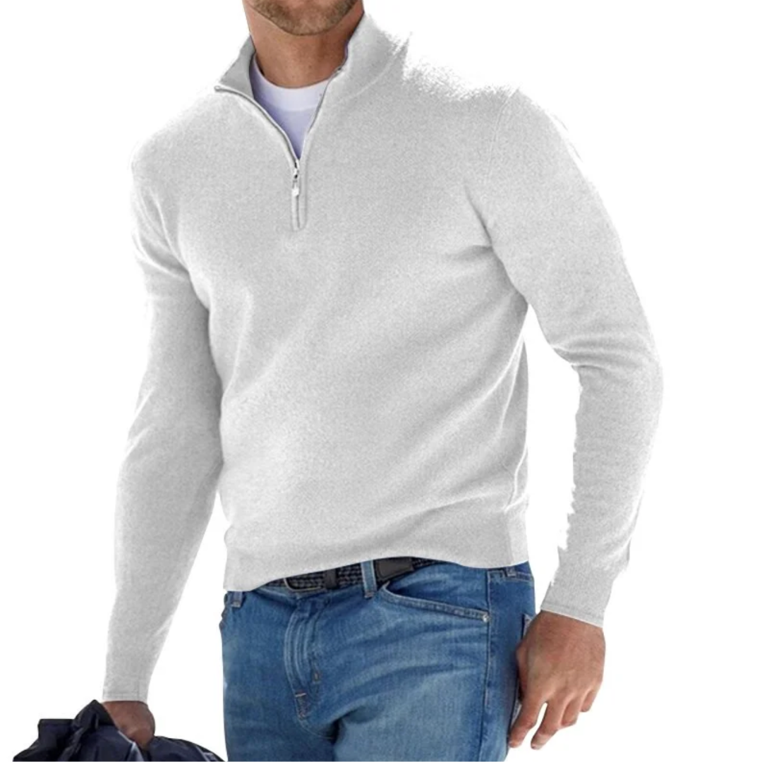 MORRIS | Zip-Up Pullover Men-6