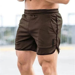  Men's Athletic Shorts - Lightweight Breathable - Elastic Waist - Side Pockets-1
