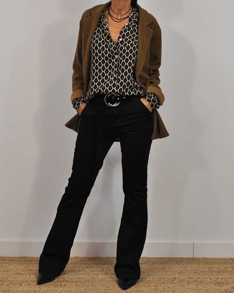  ELLA | V-Neck Blouse Spring-3