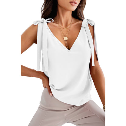 Camisole avec nœud en satin - Pièce de superposition professionnelle