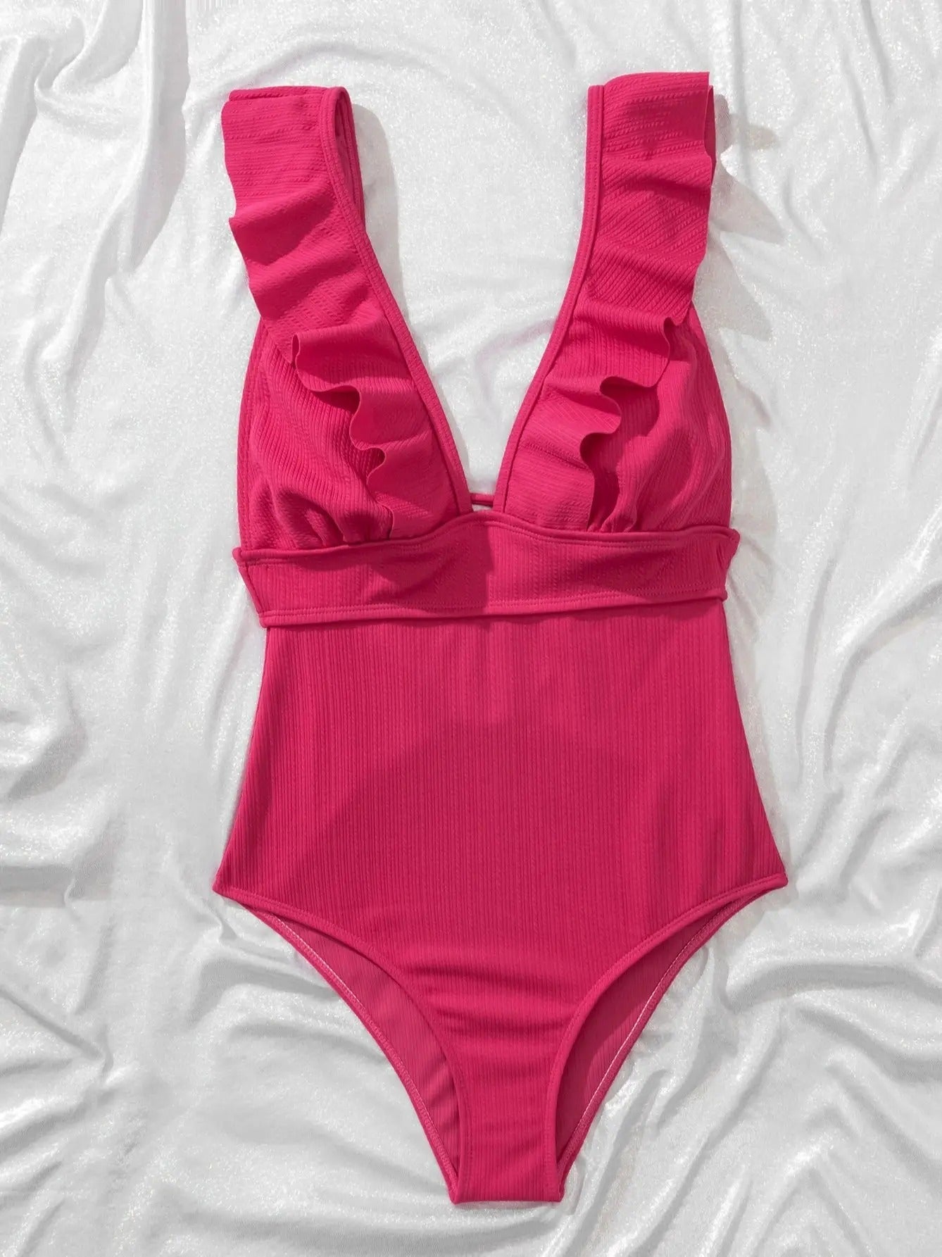 Elena | Ruffled One-Piece Swimwear-6