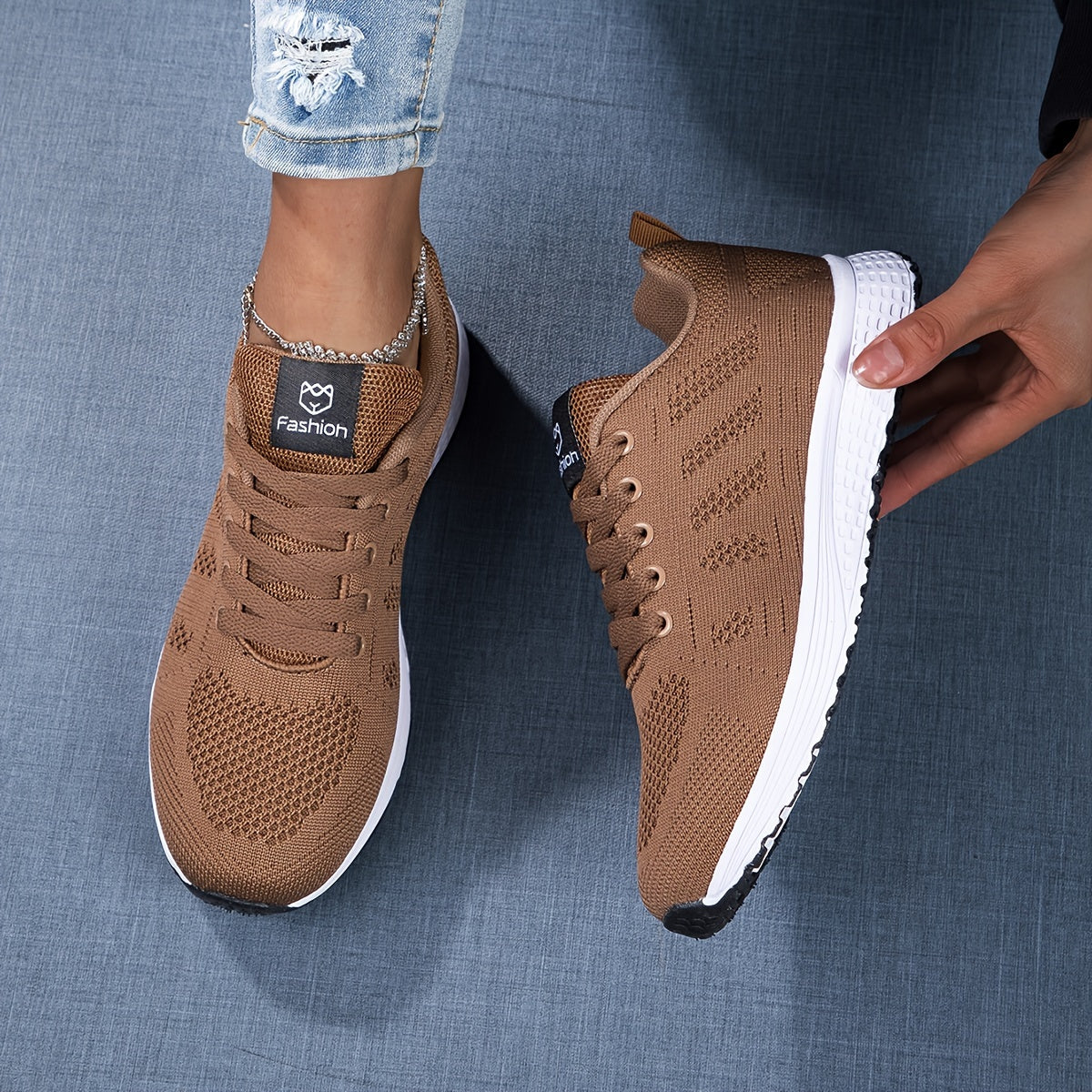MEGAN | Knitted Sports Shoes-6