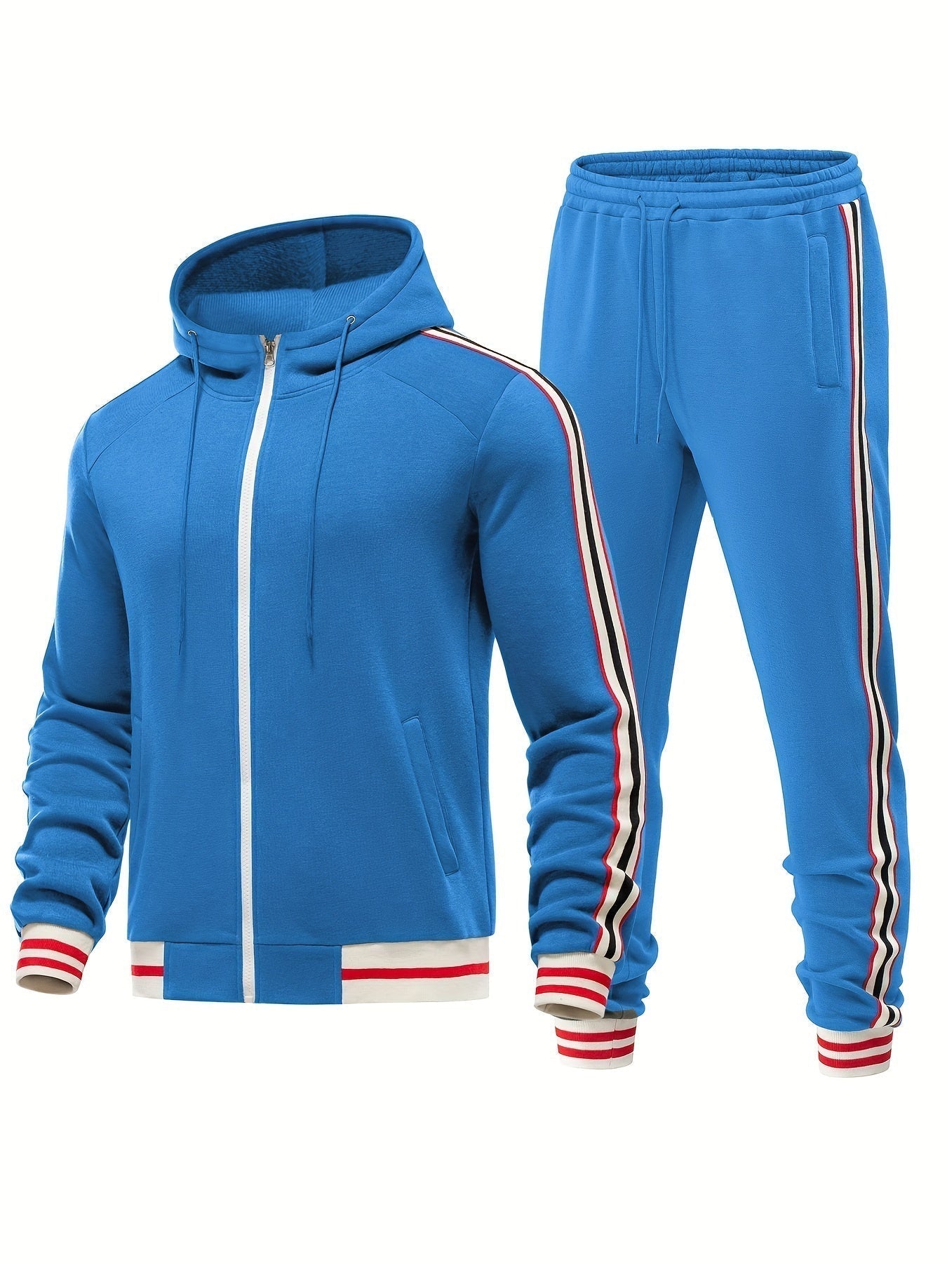 JUDE | Stylish 2-Piece Striped Tracksuit Ensemble-6