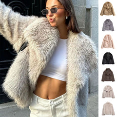 VICTORIA - Luxury Faux Fur Coat