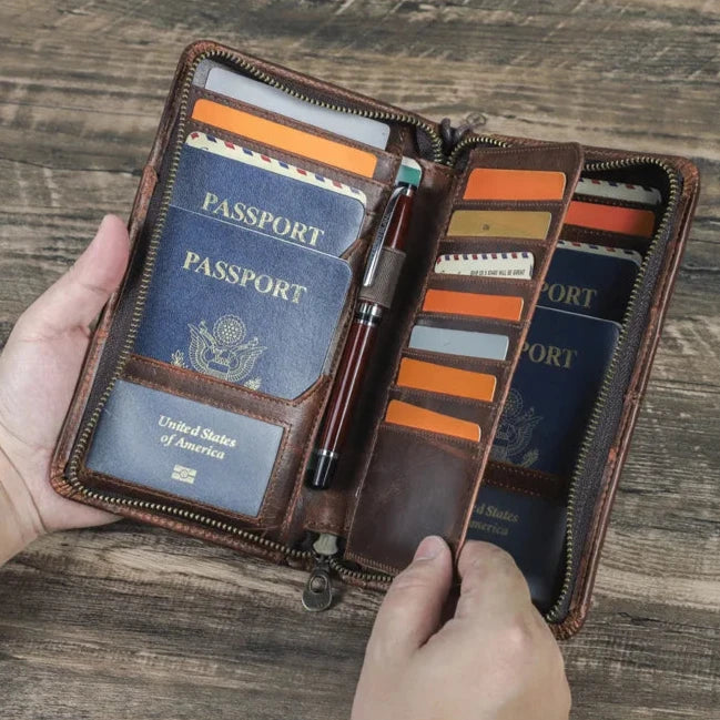 Ocean | Full Leather Passport Holder 4