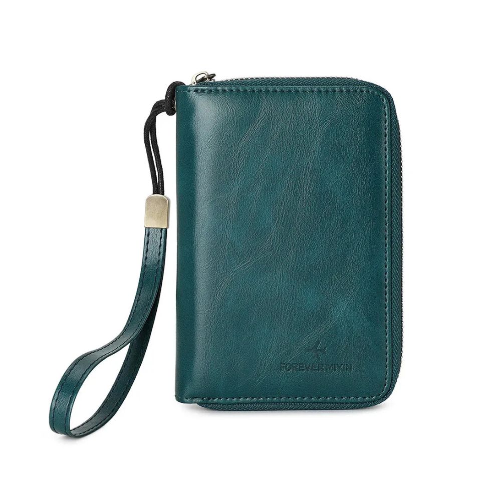 Samira | RFID-blocking Passport Holder Travel Wallet with Wrist Strap 1