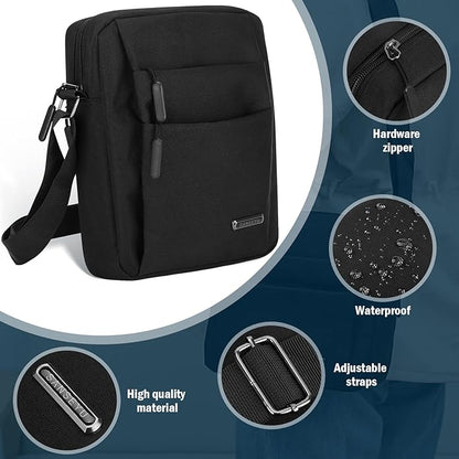 Carter Men's Sleek Waterproof Anti-Theft Crossbody Messenger Bag 4