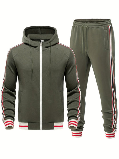 JUDE | 2-Piece Tracksuit with Stripe Pattern-3