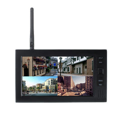 7-inch wireless security system: 4-channel monitor & weatherproof night vision cameras 2