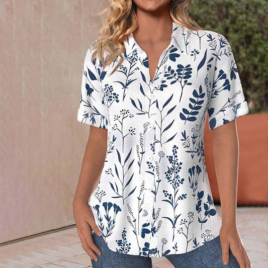  MATILDA | Casual Flowerprint Blouse-1
