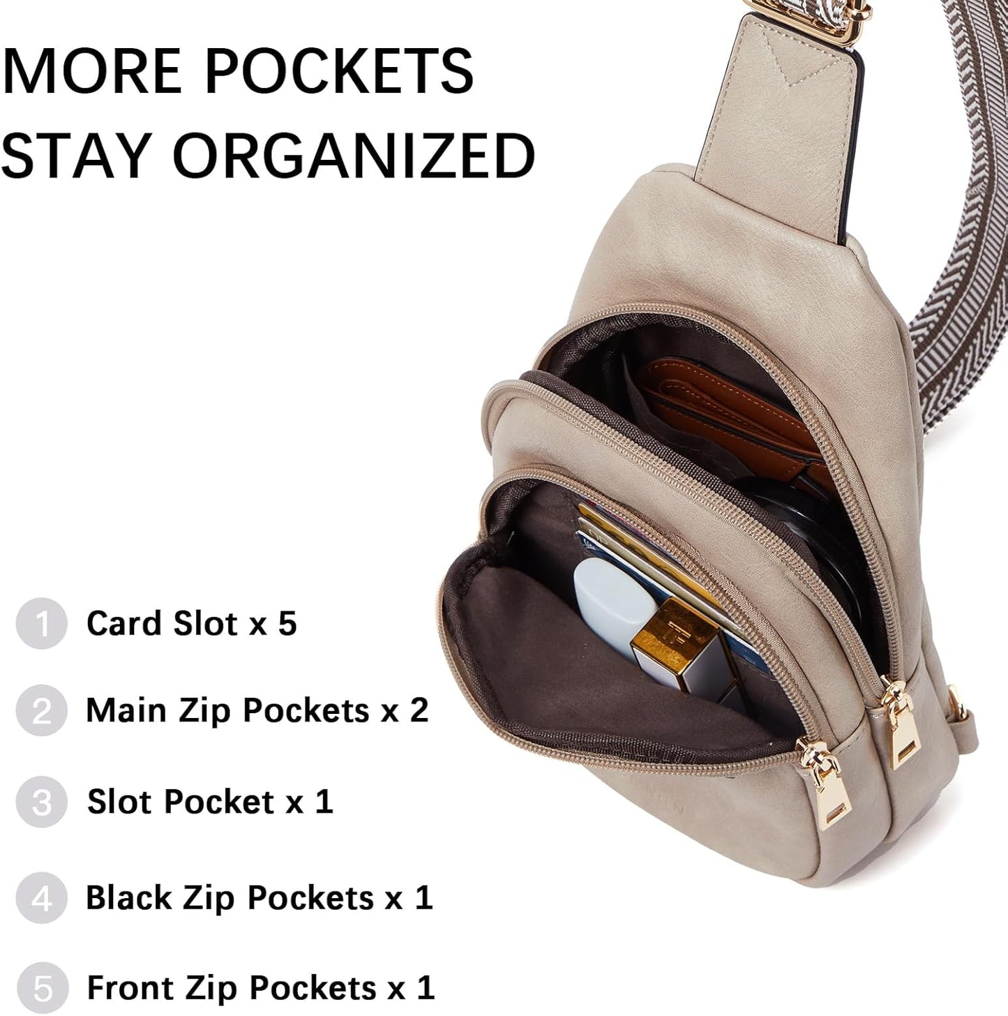 Alice | Chic PU Leather Crossbody Sling Bag for Effortless Style 4