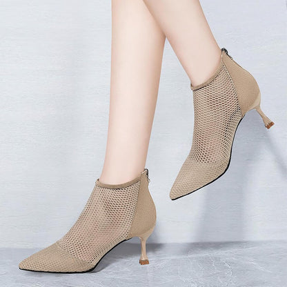 THRECIA | Thick-Heeled Boots-3
