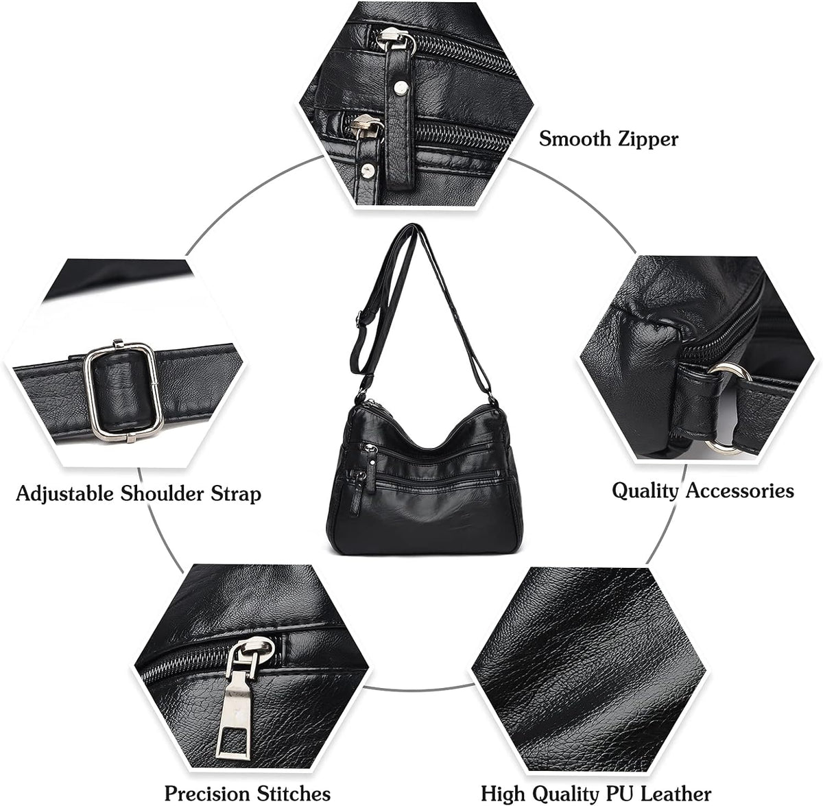 Lila | Stylish and Secure Anti-Theft Crossbody Organizer Bag 5