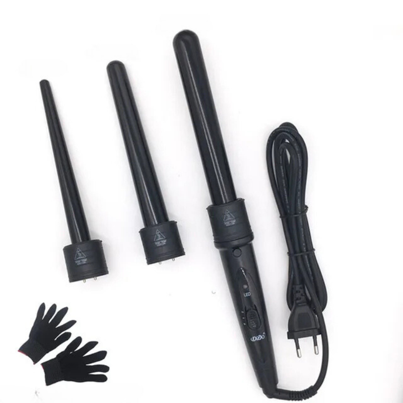 FlexiCurl - 3-Part Ceramic Hair Curler Set-2