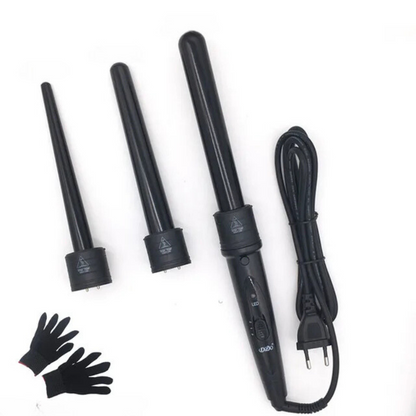 FlexiCurl - 3-Part Ceramic Hair Curler Set-2