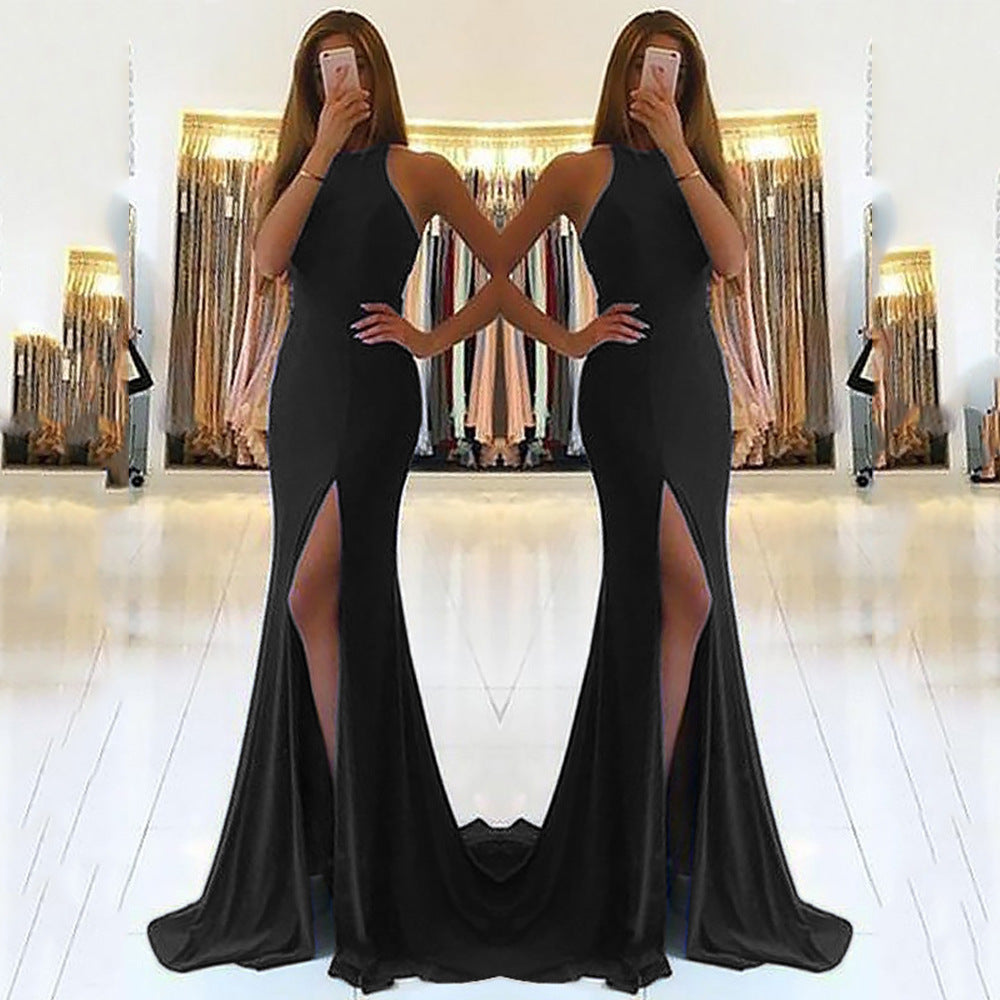 Robe longue élégante de soirée