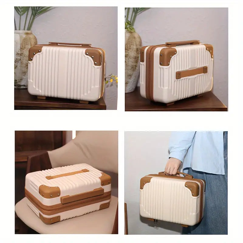 Annalisa | Vintage Design Portable Beauty Cosmetic Case 3