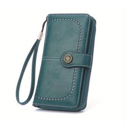 Skyla | Retro RFID Travel Wallet | Large Capacity 2