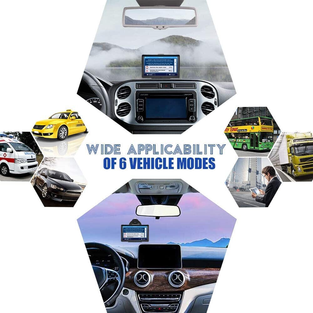 7" GPS Navigation System – 2025 Upgraded Sat Nav for Cars & Trucks 6