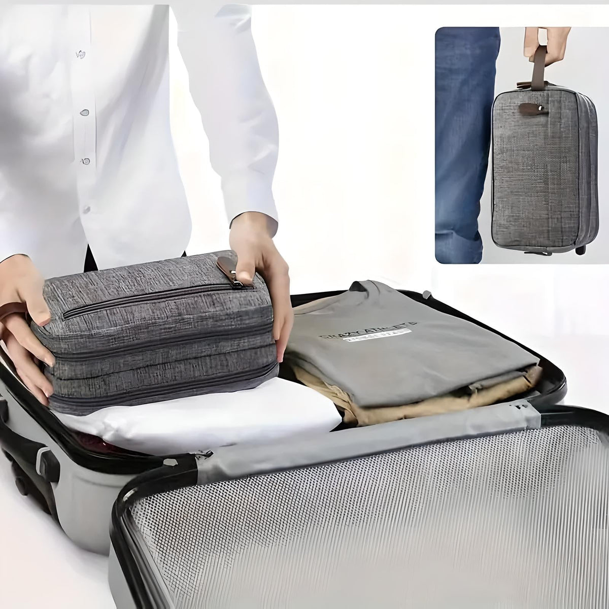 Jethro | Men's Toiletry Bag in Modern, Sleek Design 3