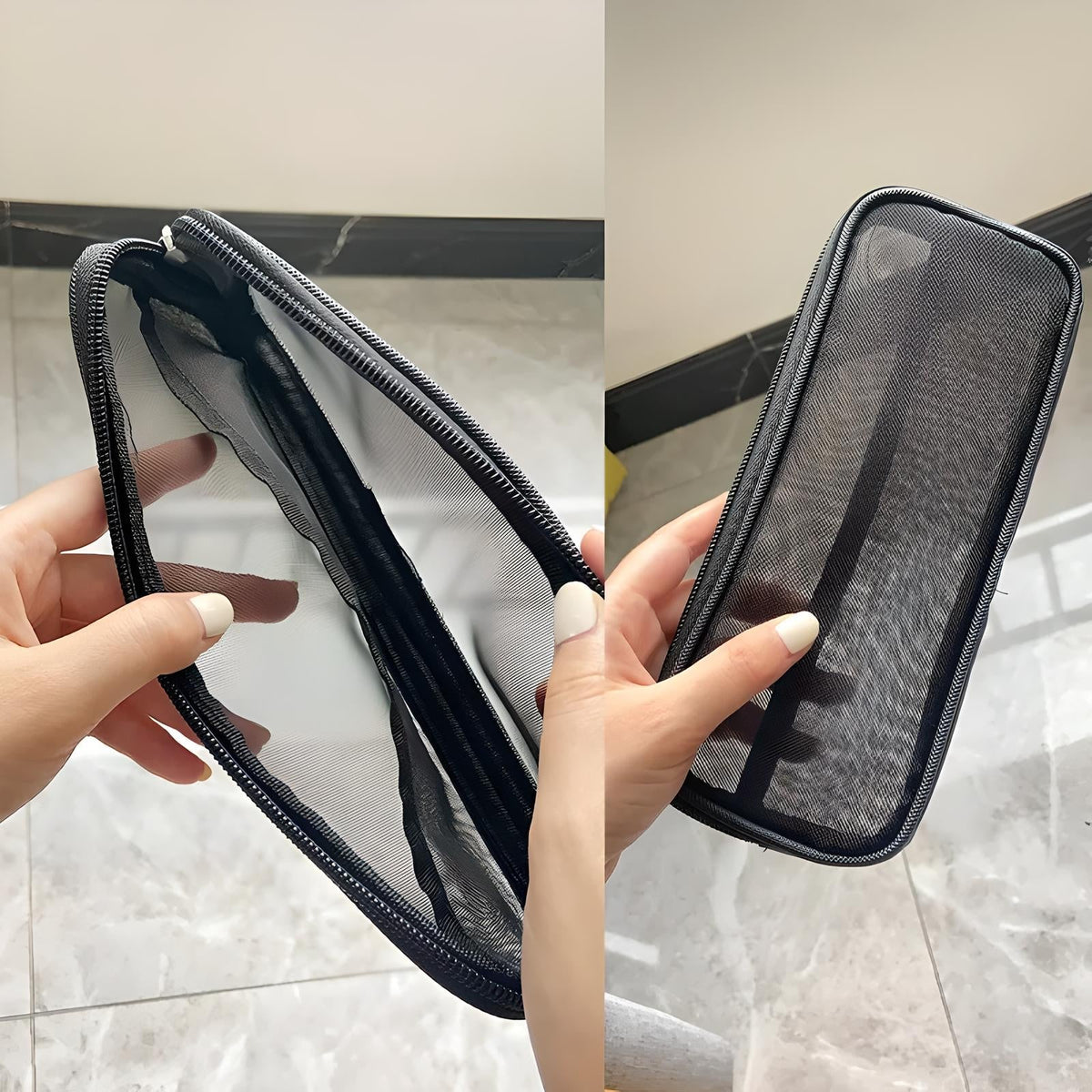 Celia | Breathable Mesh-Design Brush Bag 4