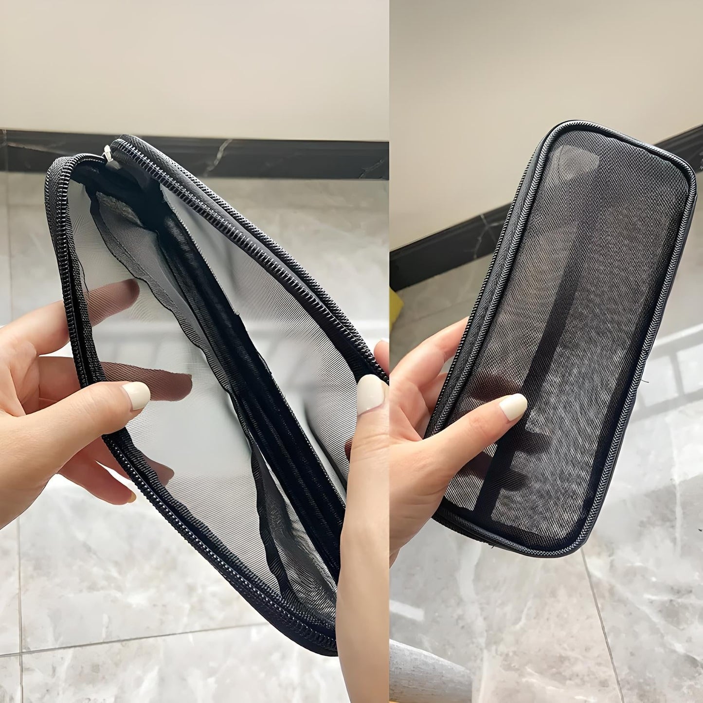Celia | Breathable Mesh-Design Brush Bag 4