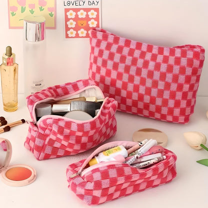 Jessica | Stylish and Practical 3-Piece Makeup Bag Set 6