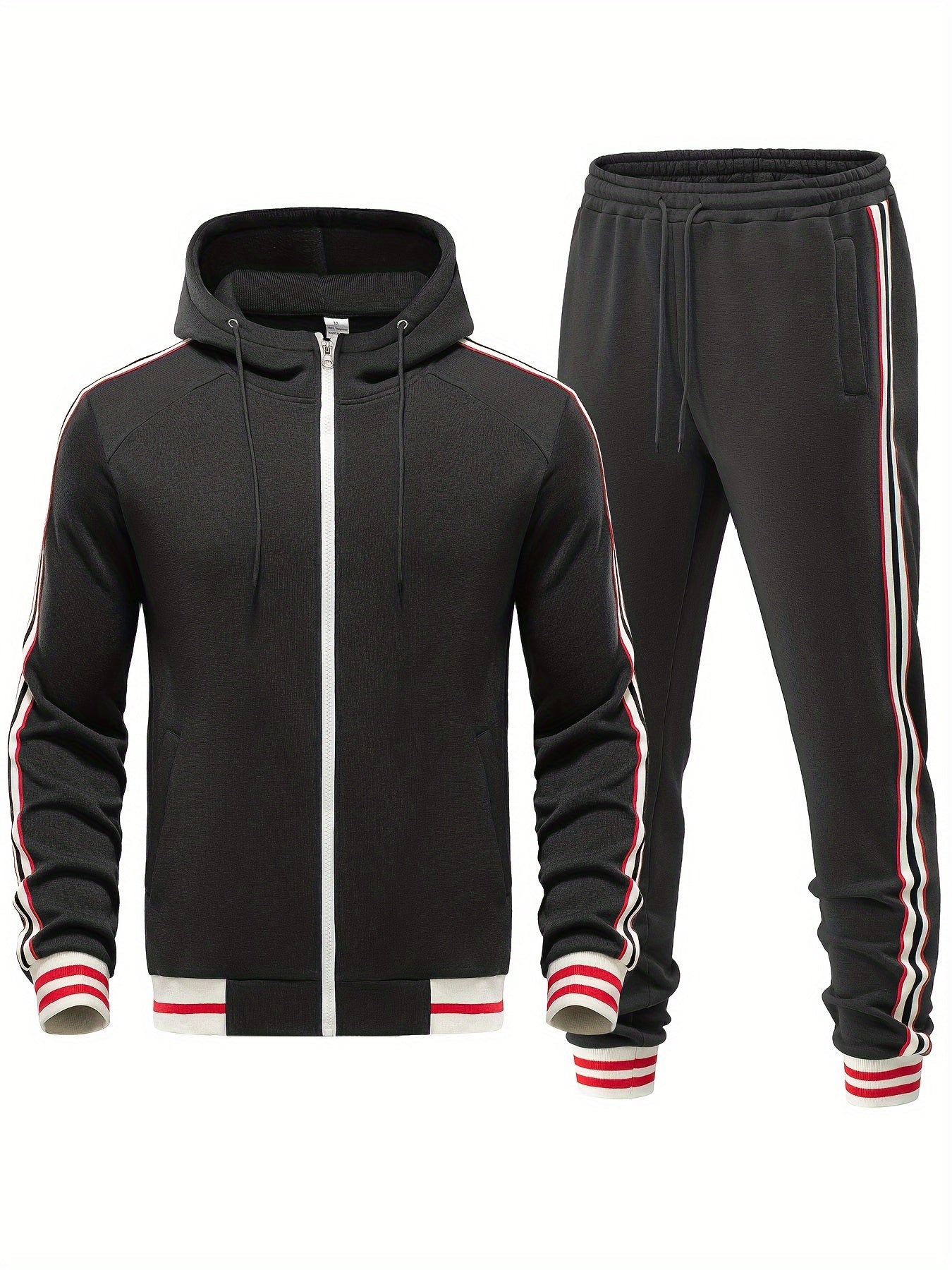 JUDE | 2-Piece Tracksuit with Stripe Pattern-2