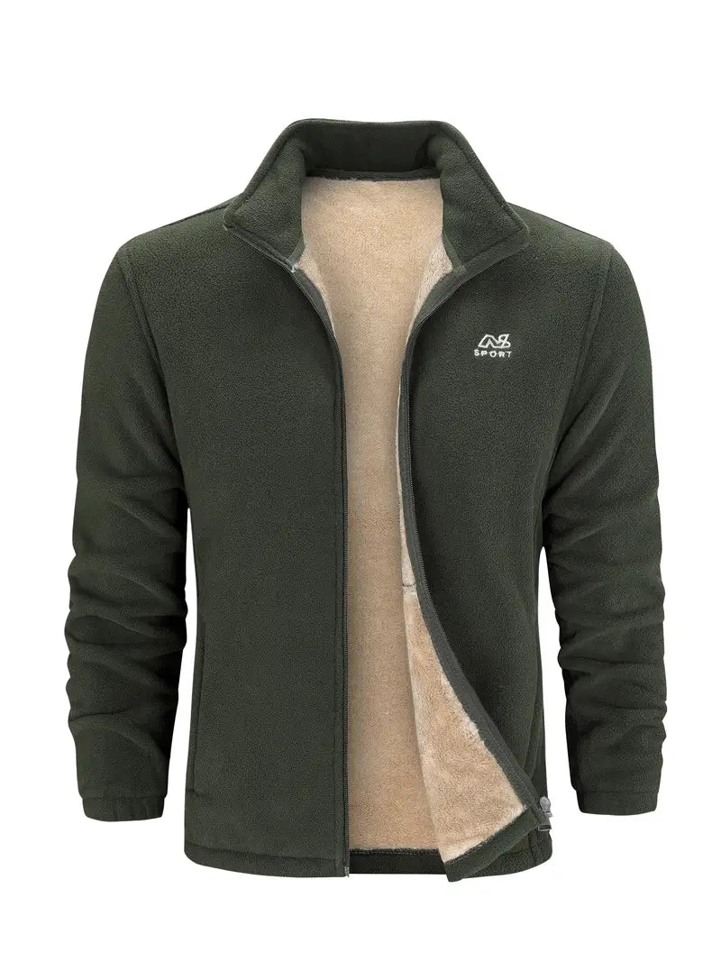 DENZIL | Fleece Lined Warm Cardigan-1
