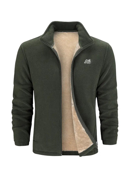 DENZIL | Fleece Lined Warm Cardigan-1