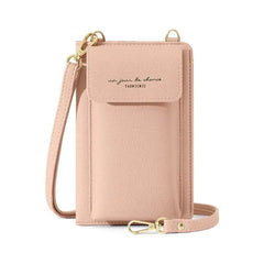 Perle | Lightweight PU Passport Holder with Removable Shoulder Strap 2