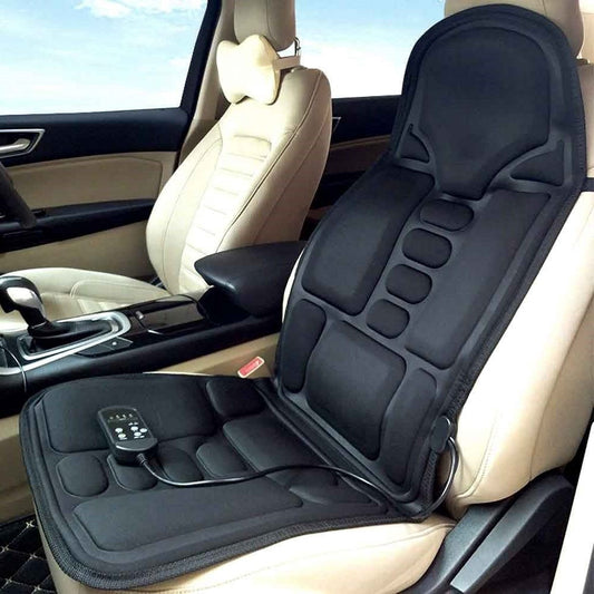 8 Mode Massage Chair Pad With Heated Back Neck Cushion For Car & Home 0