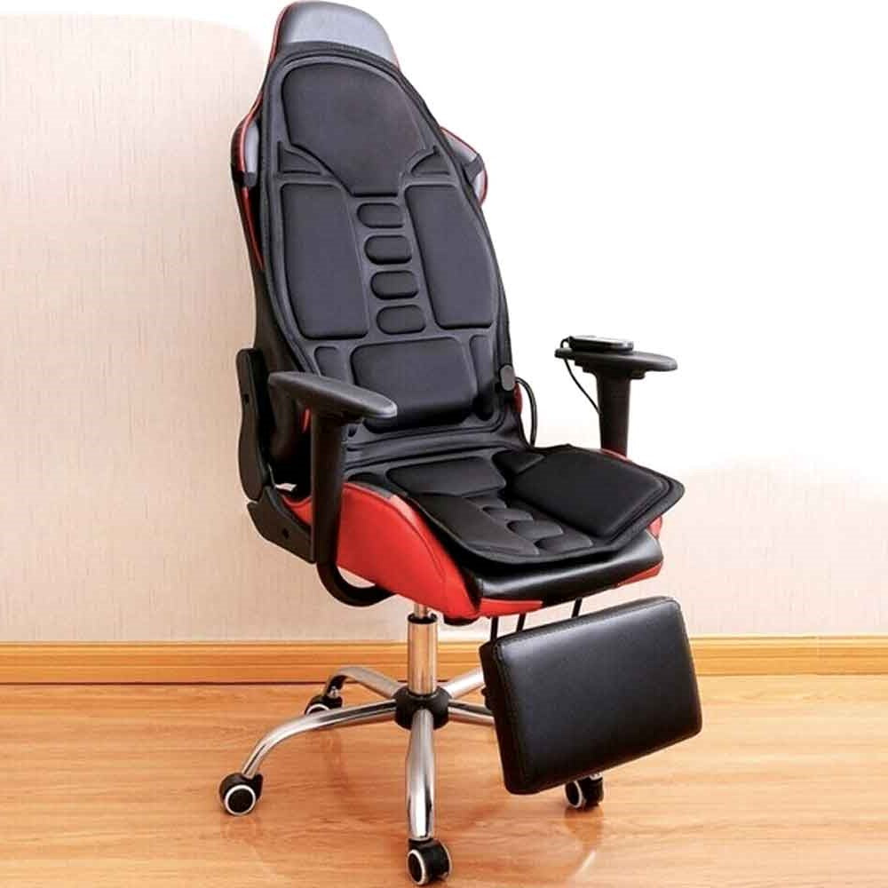 8 Mode Massage Chair Pad With Heated Back Neck Cushion For Car & Home 5