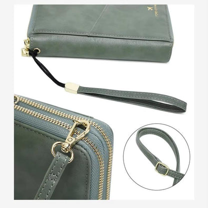 Valery | RFID-blocking passport holder with carrying strap 4