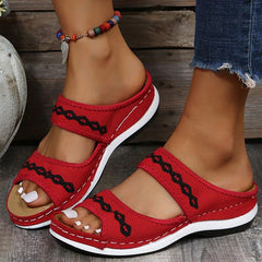 DEBBRA | Unique Orthopedic Leather Sandals-1