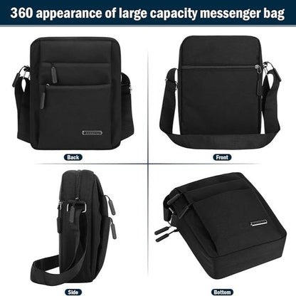 Carter Men's Sleek Waterproof Anti-Theft Crossbody Messenger Bag 3
